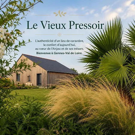Le Vieux Pressoir Avec Piscine Σπίτι διακοπών Coutures (Maine-et-Loire)